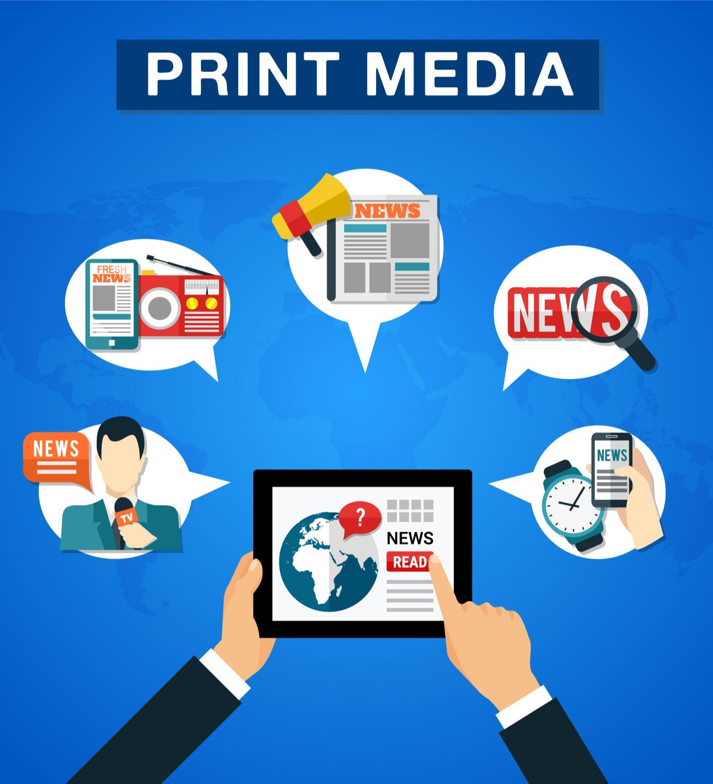 Print media services that build brand trust